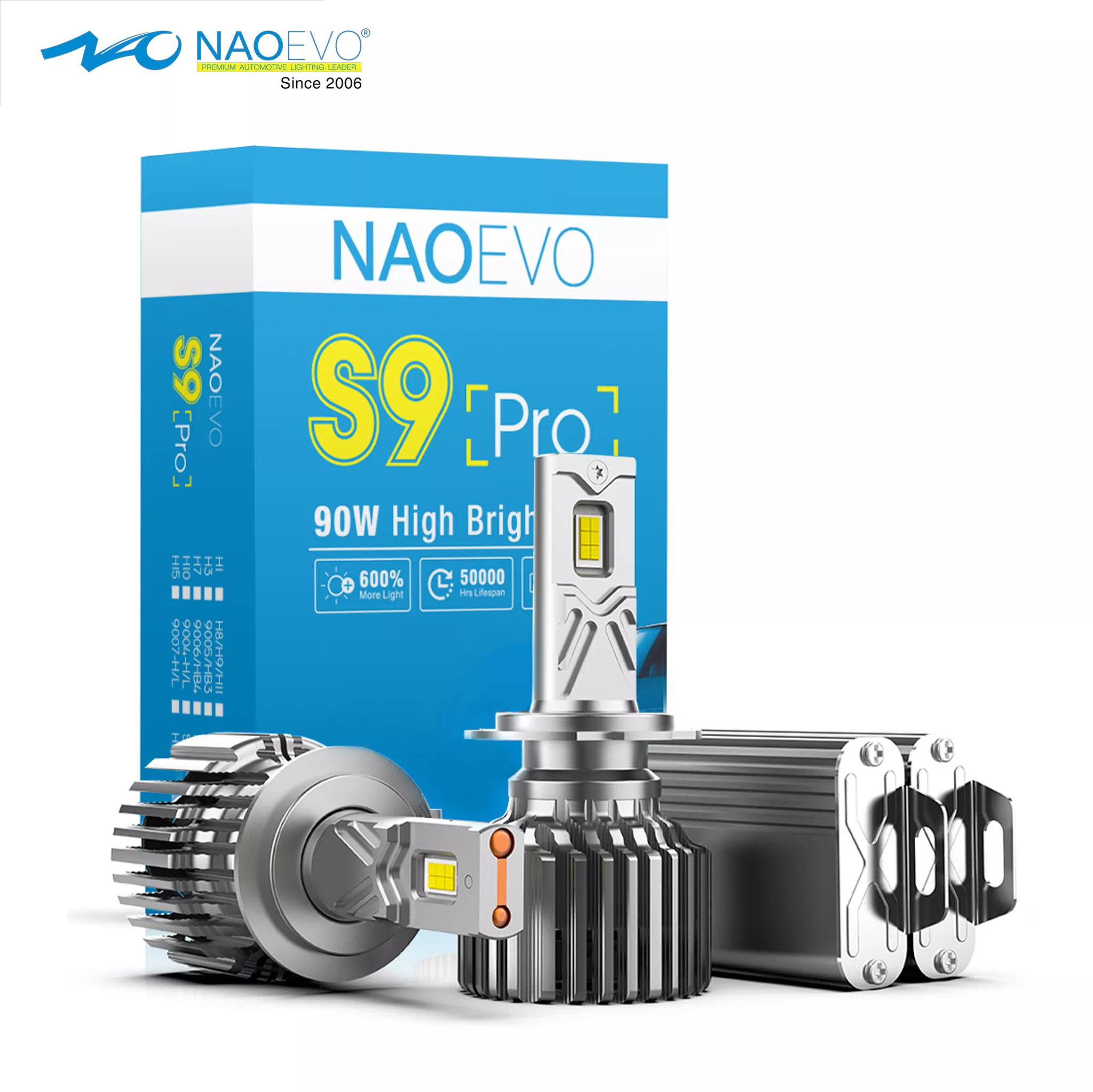 bóng led s9 pro chân h7