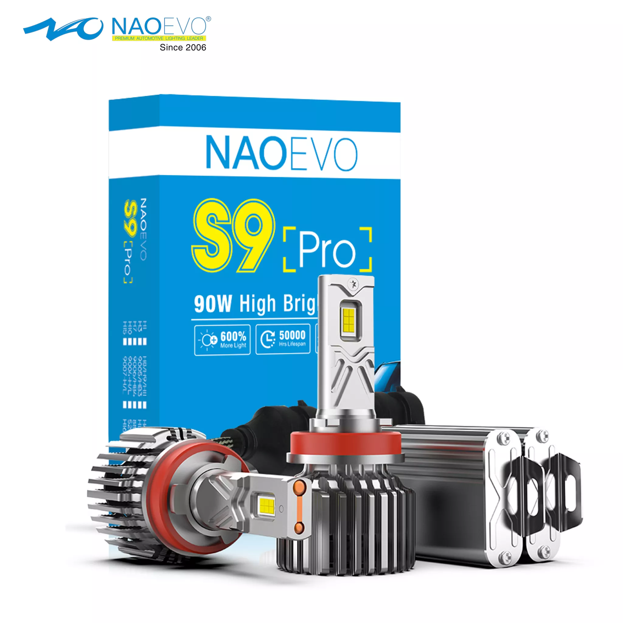 bóng led s9 pro chân h11