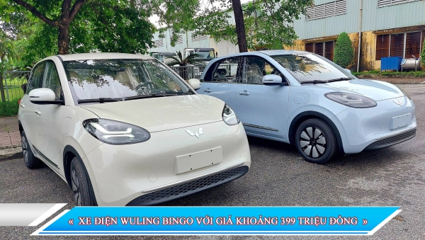XE ĐIỆN WULING BINGO VỚI GIÁ KHOẢNG 399 TRIỆU ĐỒNG