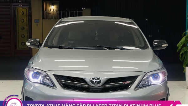 Toyota Atlis cùng gói độ Bi Laser Titan Platinum Plus
