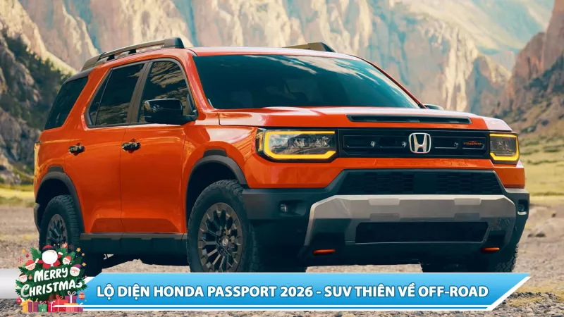 LỘ DIỆN HONDA PASSPORT 2026 - SUV THIÊN VỀ OFF-ROAD