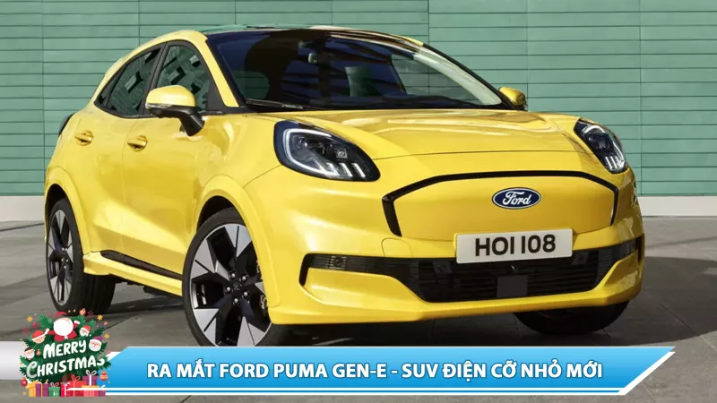 RA MẮT FORD PUMA GEN-E - SUV ĐIỆN CỠ NHỎ MỚI