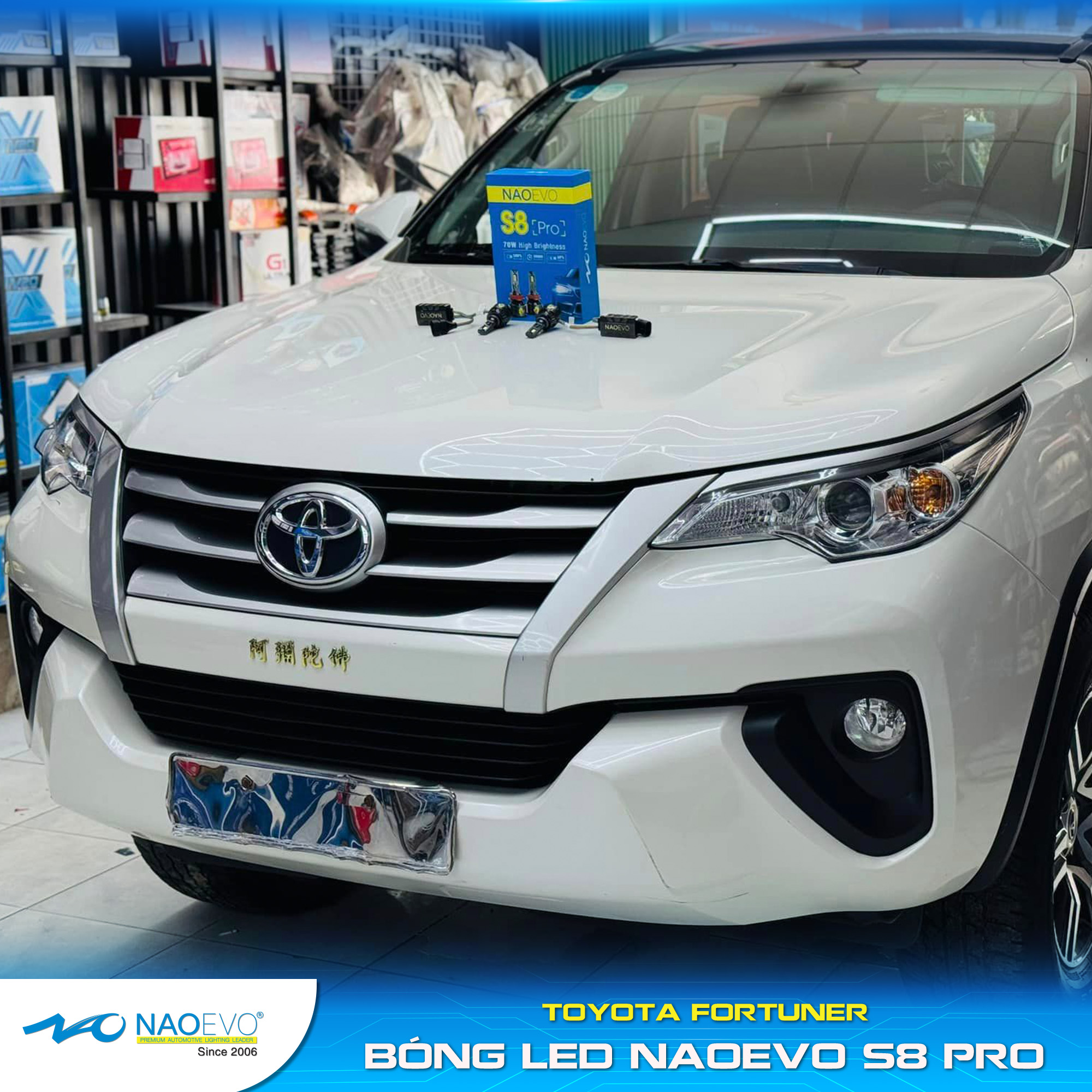 TOYOTA FORTUNER ĐỘ BÓNG LED NÀO ỔN?